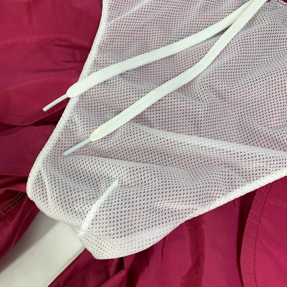 PRADA Half pants Bottoms Sea pants Surf pants logo Shorts Swimwear polyamide Red - Picture 5 of 9